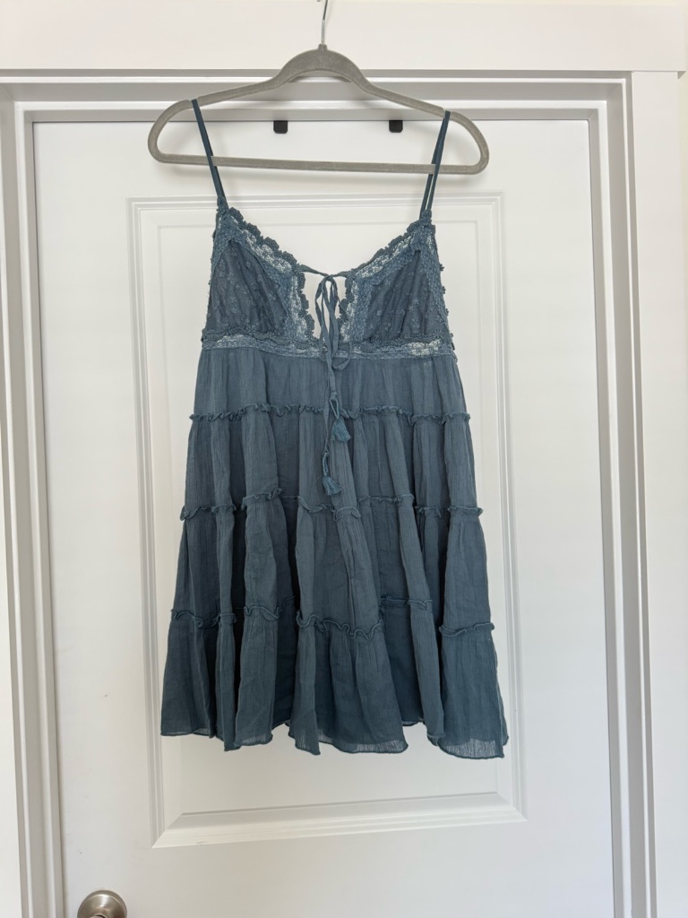 Free People Sunsetter Lace Mini Dress